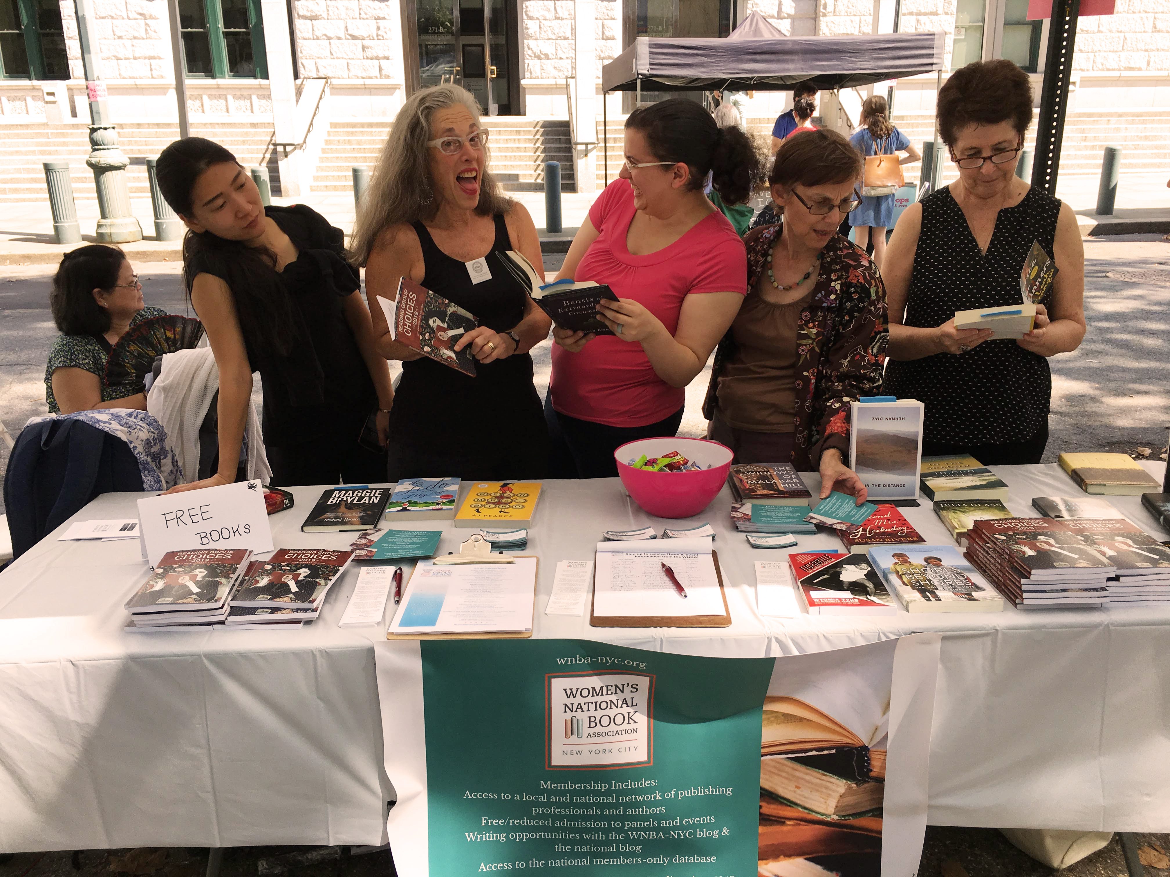 The WNBA Booth at Brooklyn Book Festival 2018