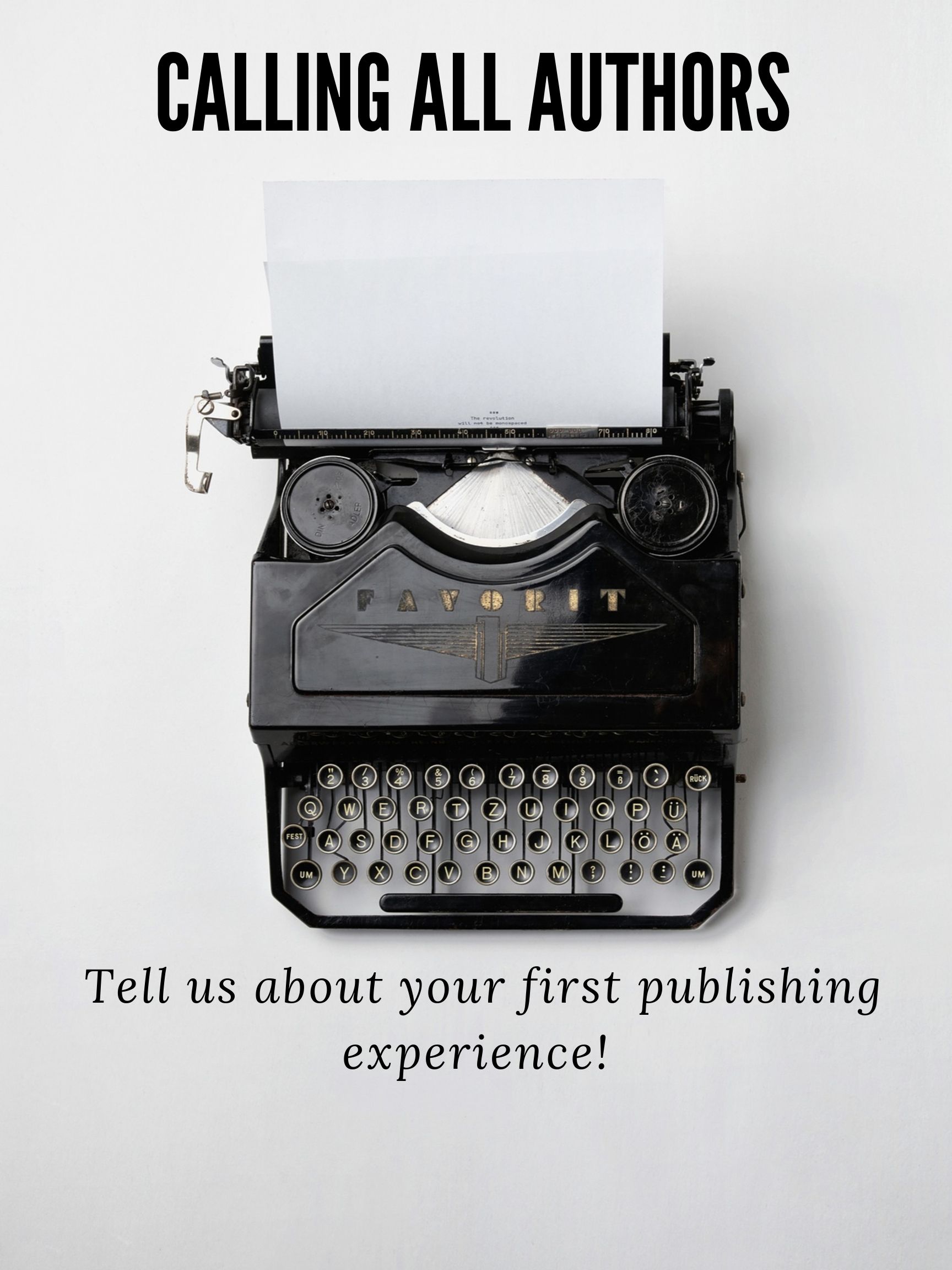 Calling All Authors!
