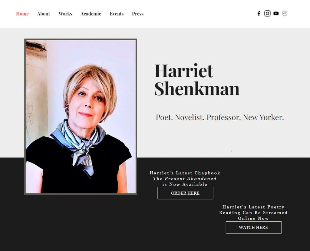 Harriet Shenkman's author website.